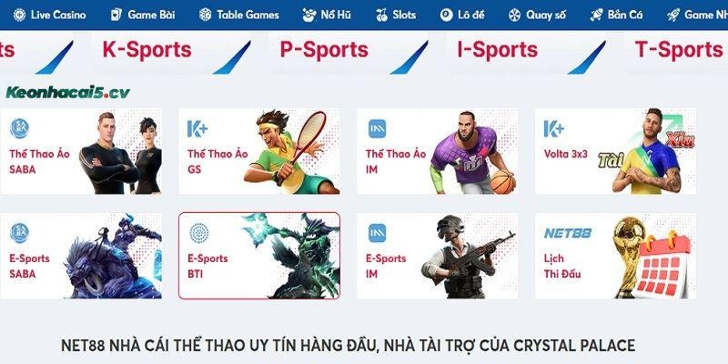 Giải trí cá cược trực tuyến an toàn và chất lượng tại  NET88