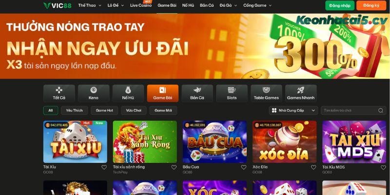 VIC88 thường xuyên tung ra nhiều chương trình ưu đãi hấp dẫn cho người tham gia 
