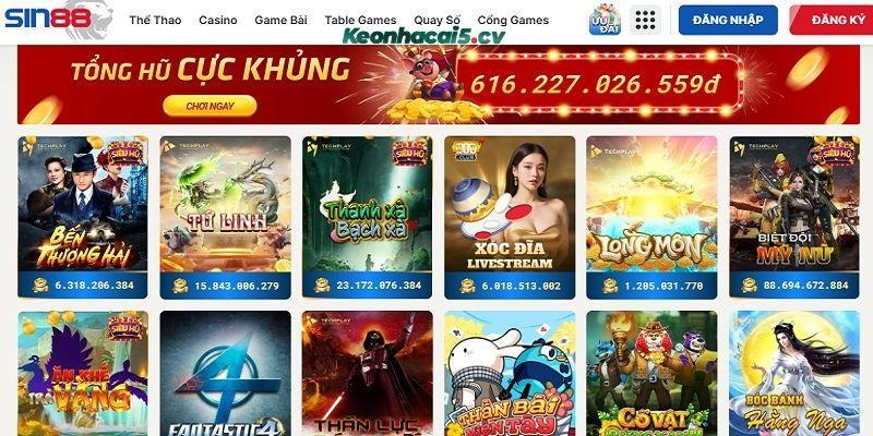 Rinh thưởng hậu hĩnh với slot game 