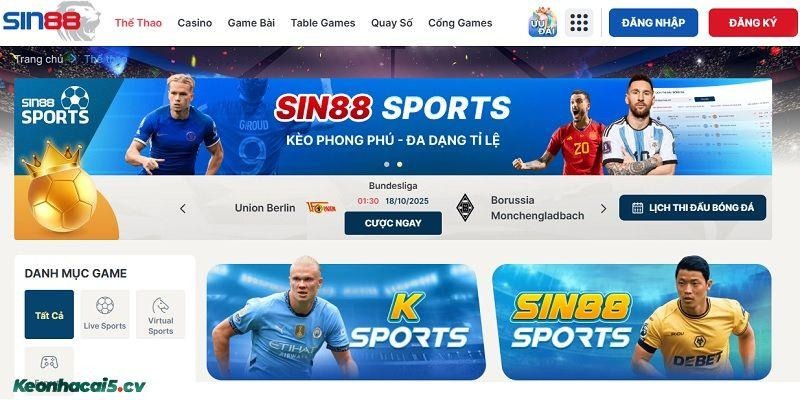 SIN88 - Nhà cái được yêu thích hàng đầu hiện nay